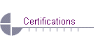 Certifications